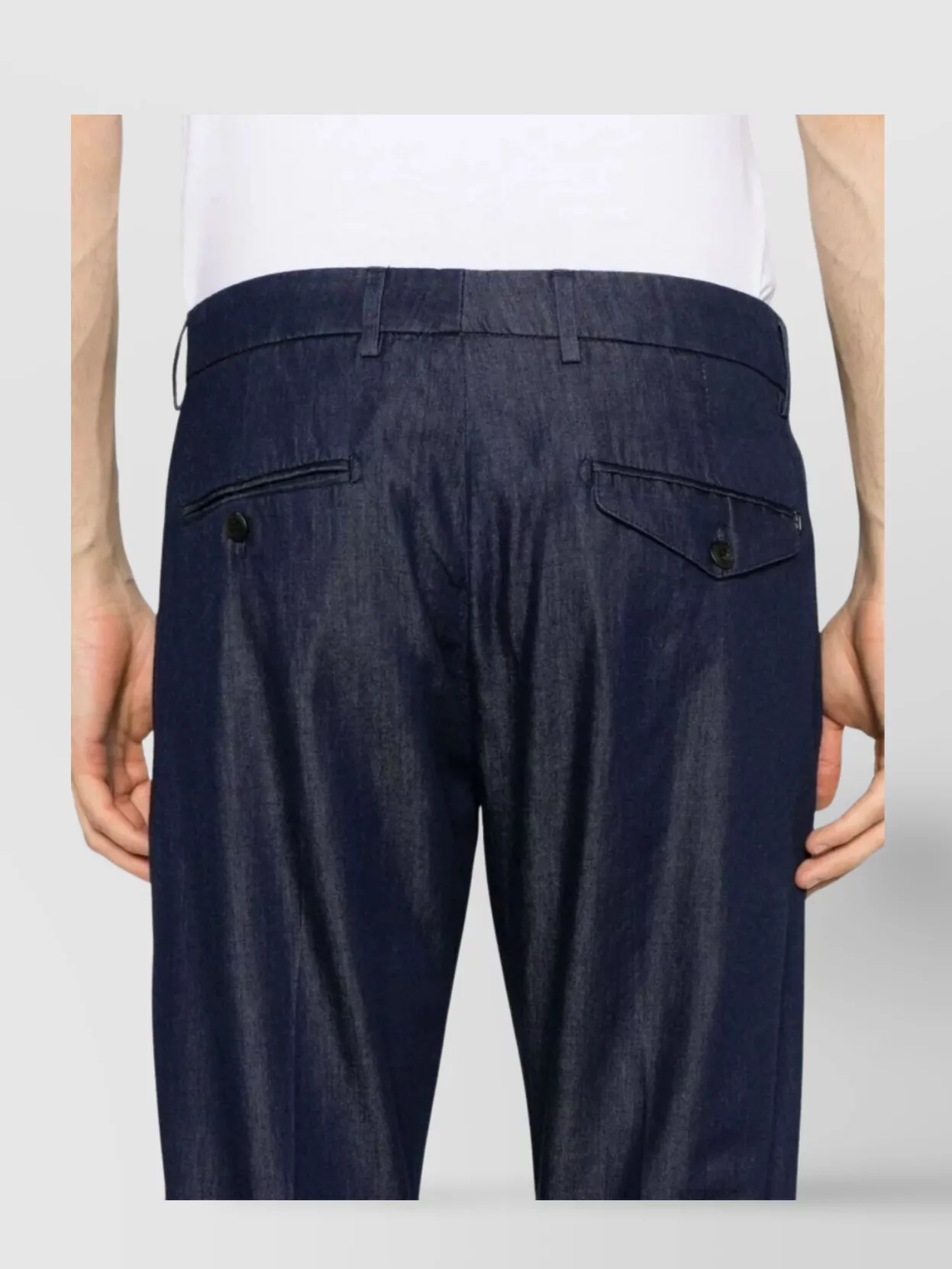 Dondup Joe Belted Turn-up Hem Trousers In Burgundy
