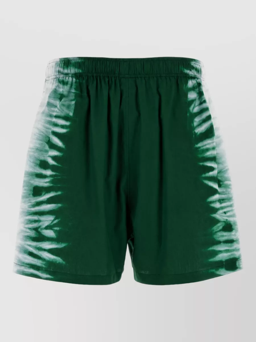 Balenciaga Printed cotton bermuda shorts