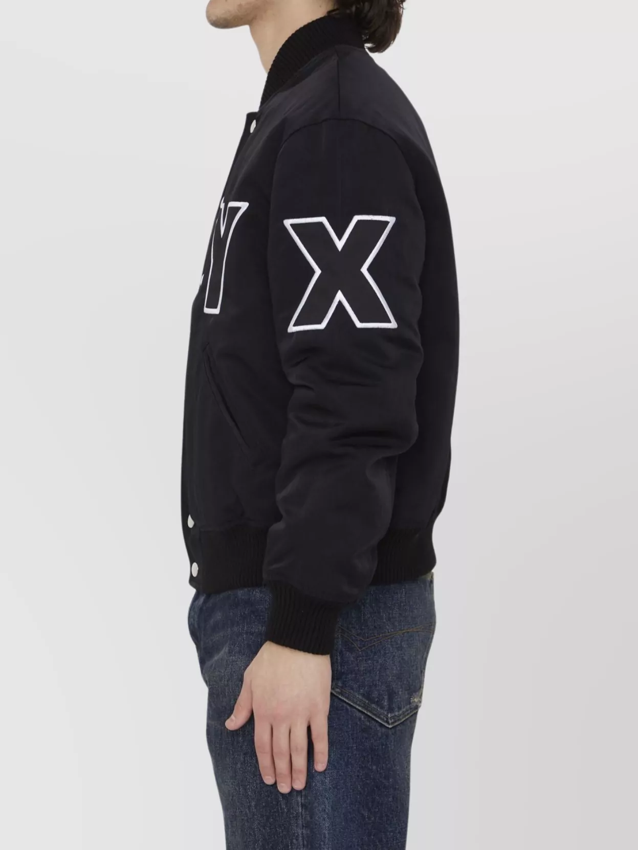 Alyx Studio Varsity Logo Jacket Rib-Knit Finishes