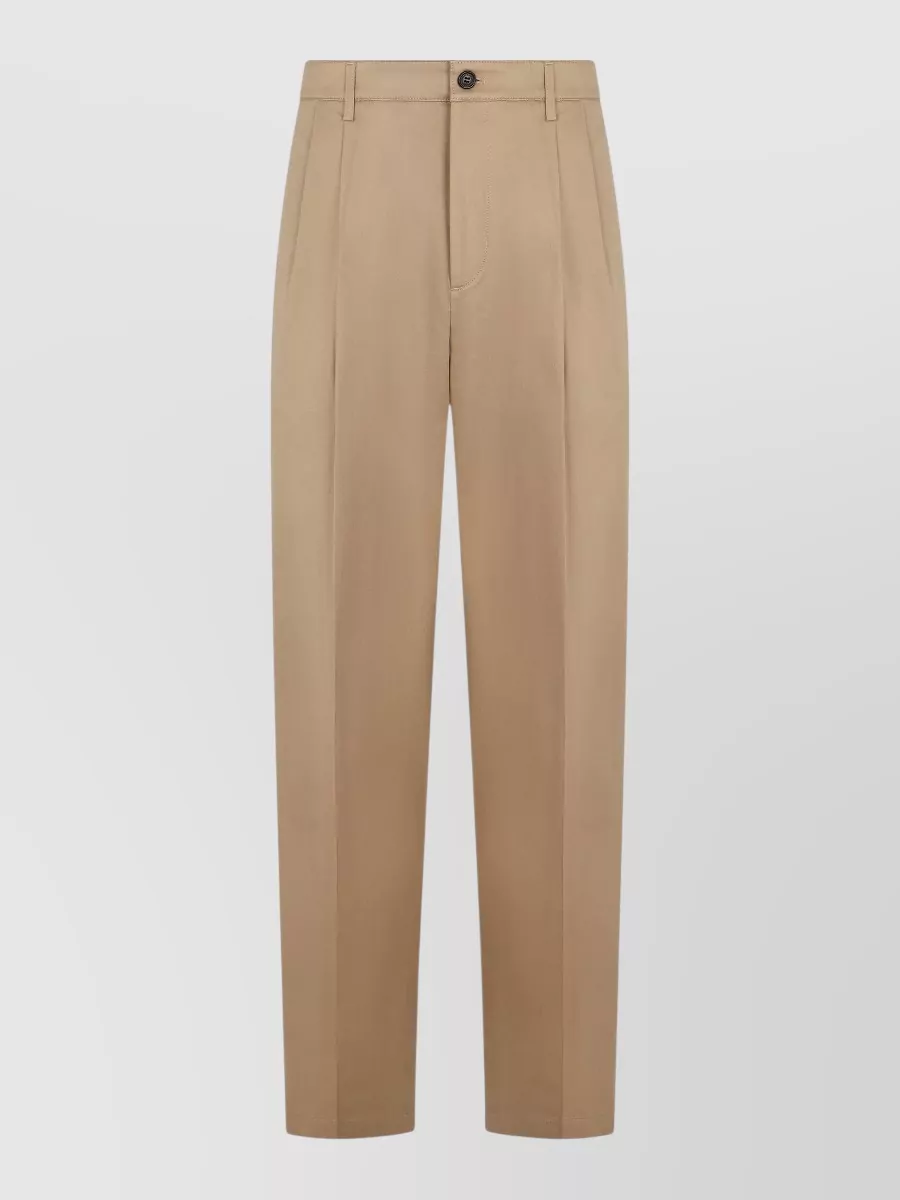 Department 5 pleated slim-fit chino trousers