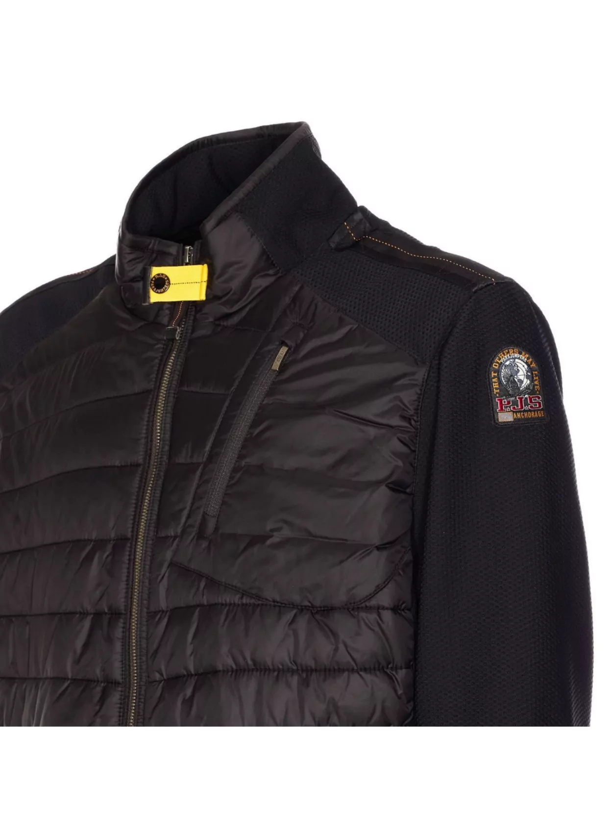 Parajumpers Jayden Down Jacket With High Collar And Pockets In Blue