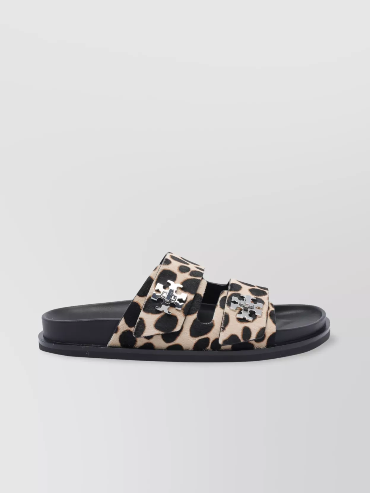 Tory Burch Sporty Slide Sandal With Twist Details Scarpe Basse Animalier In Animal Print