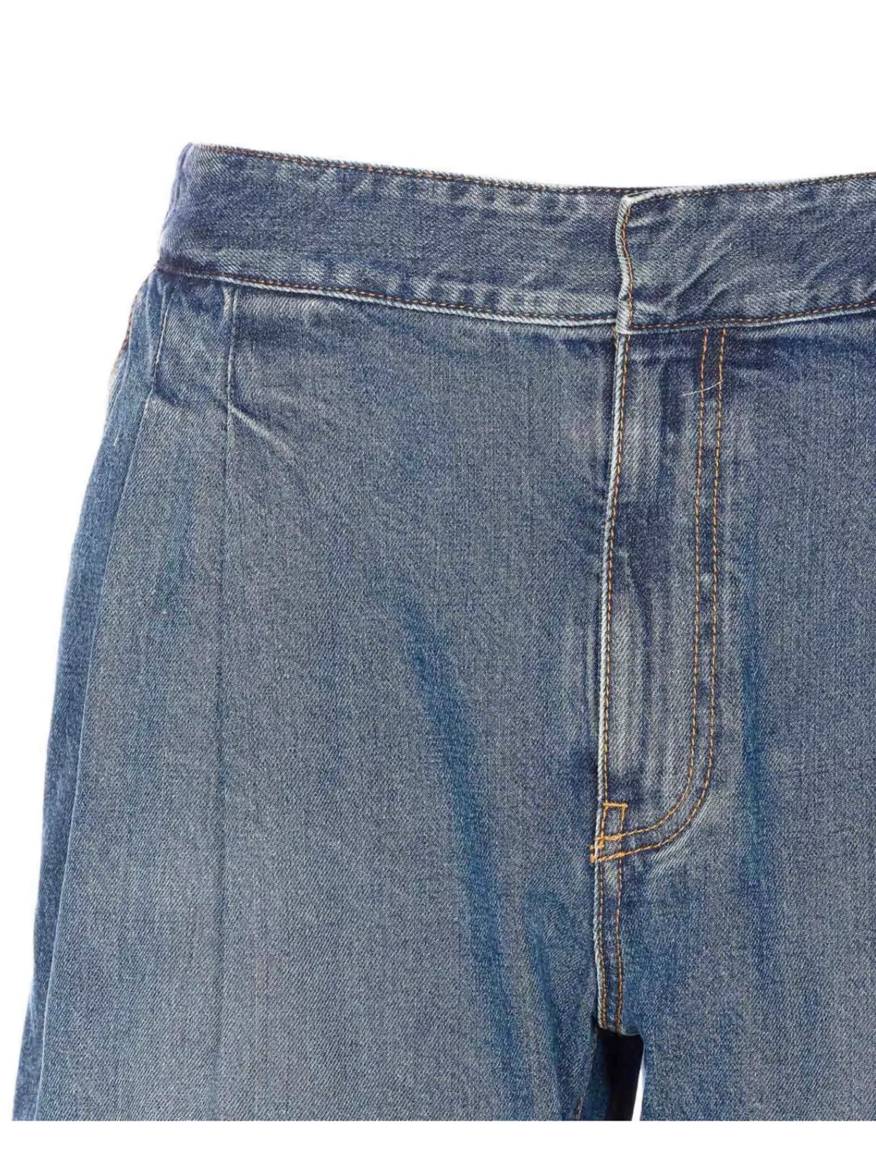 Alaïa Balloon Fit Flared Denim Trousers