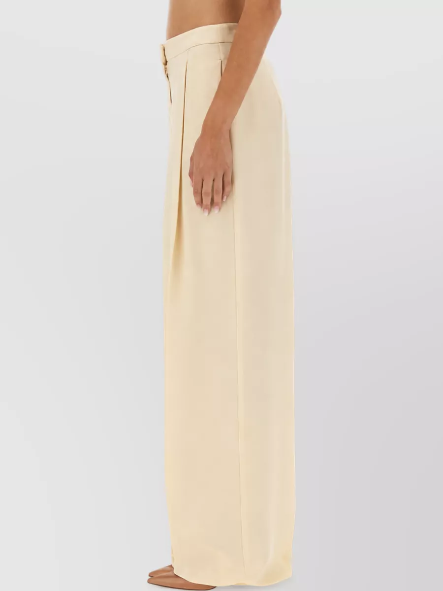 Max Mara Silk Wide-Leg Trousers
