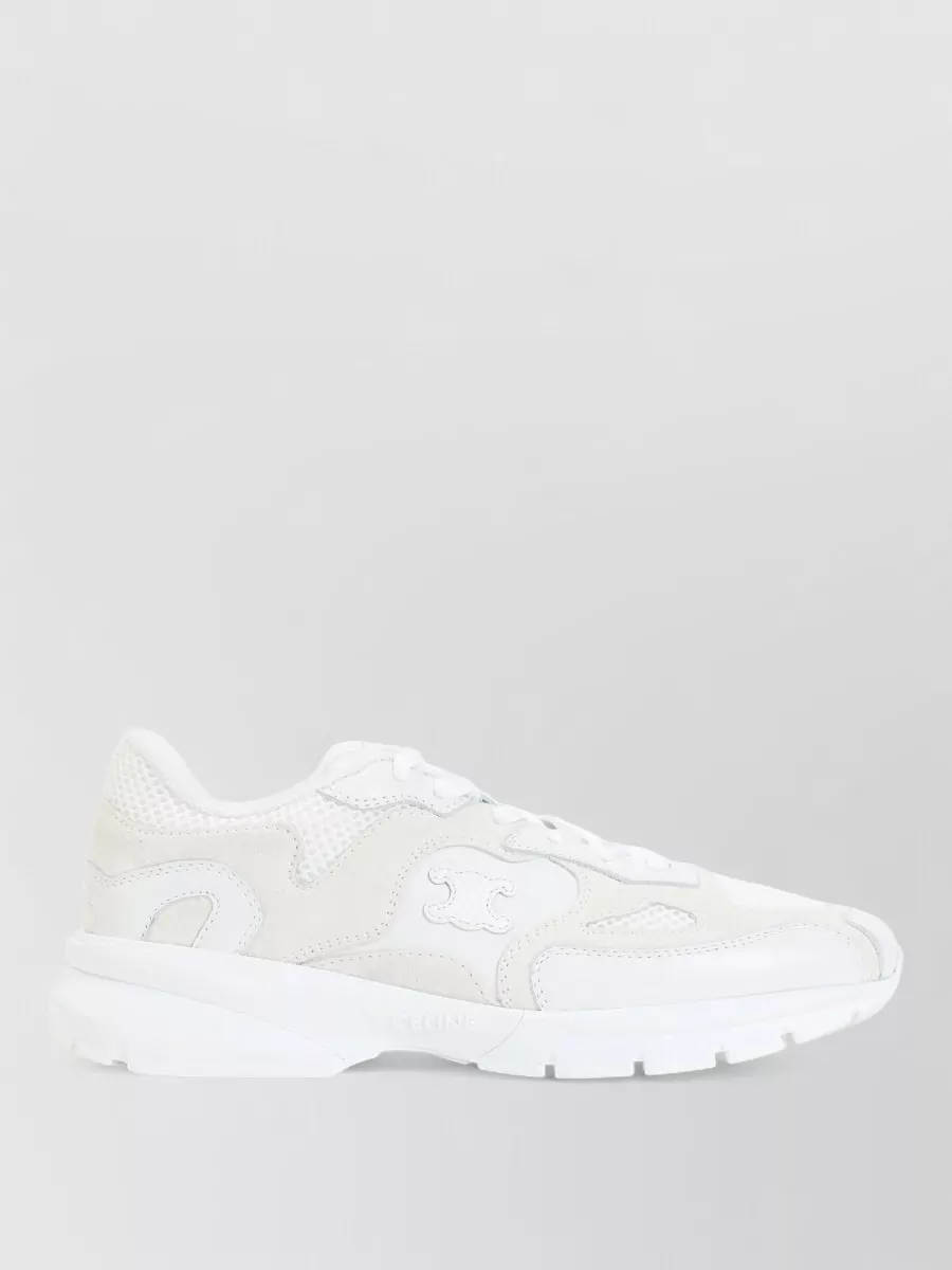 Celine Leather Low-Top Sneakers