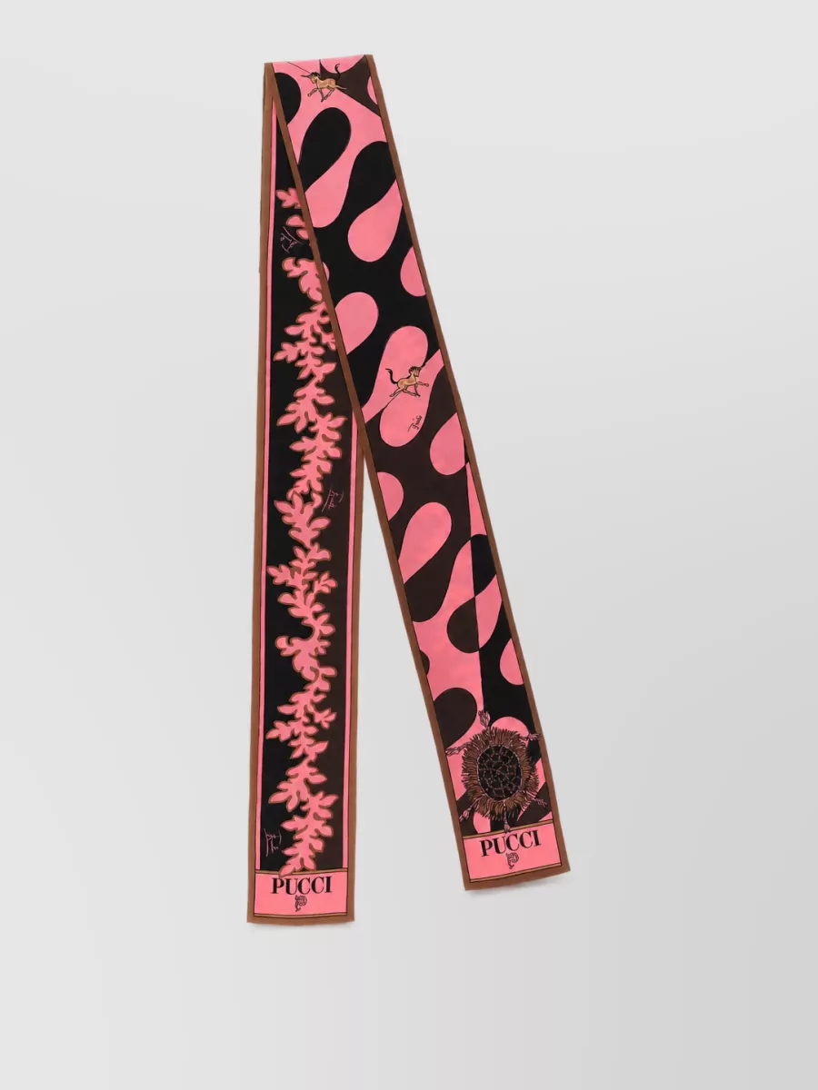 Pucci Silk Printed Bandeau Scarf