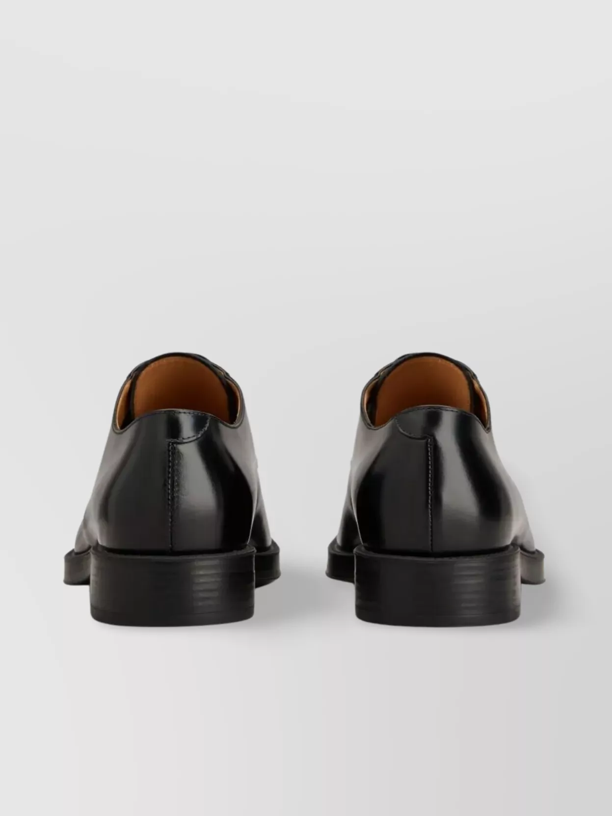 Tod's Round Toe Leather Derby Shoes