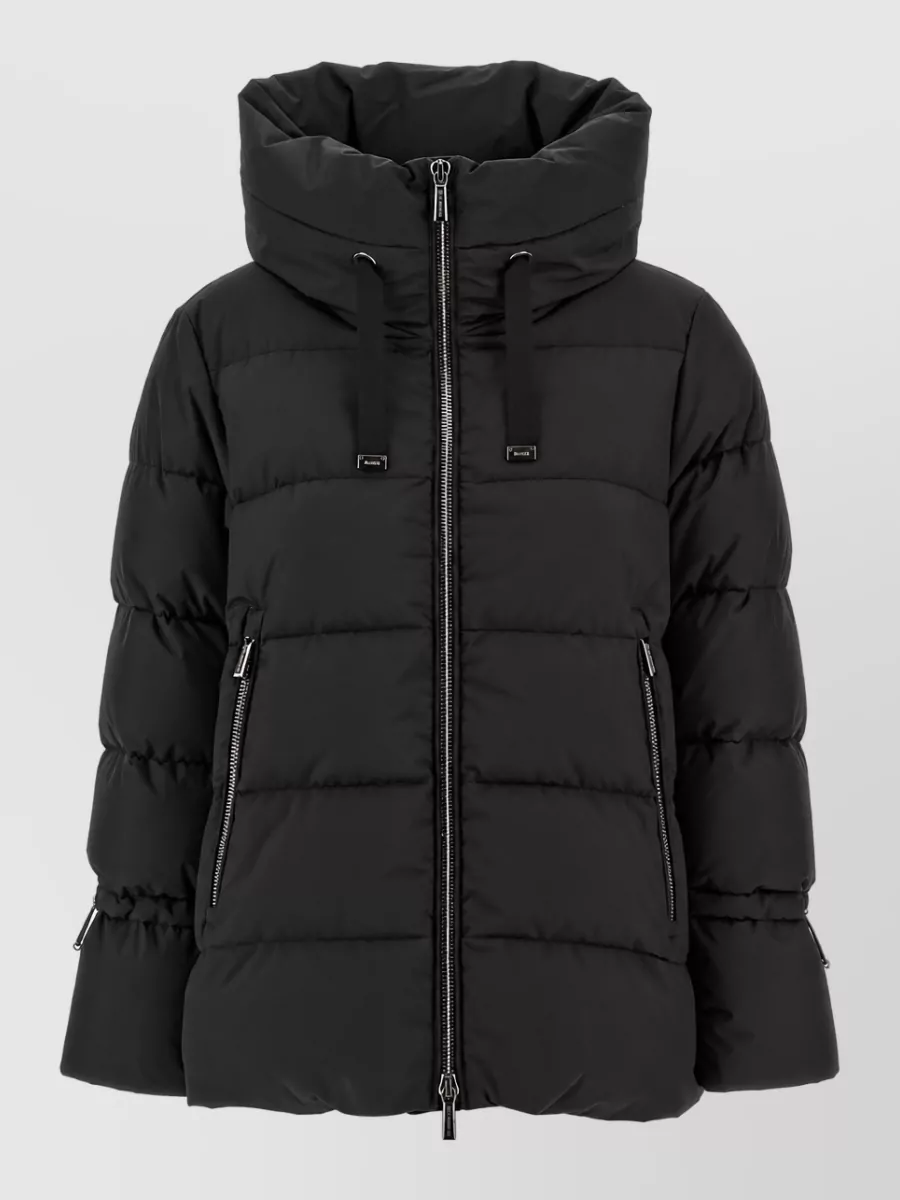 Moorer Down hooded quilted puffer jacket