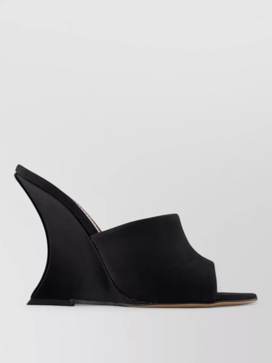 Paris Texas Silk Mules