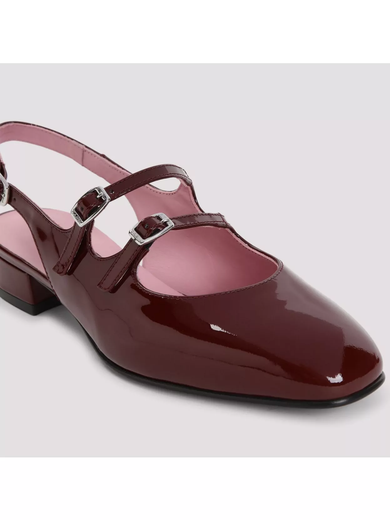 Shop Carel Block Heel Almond Toe Mules