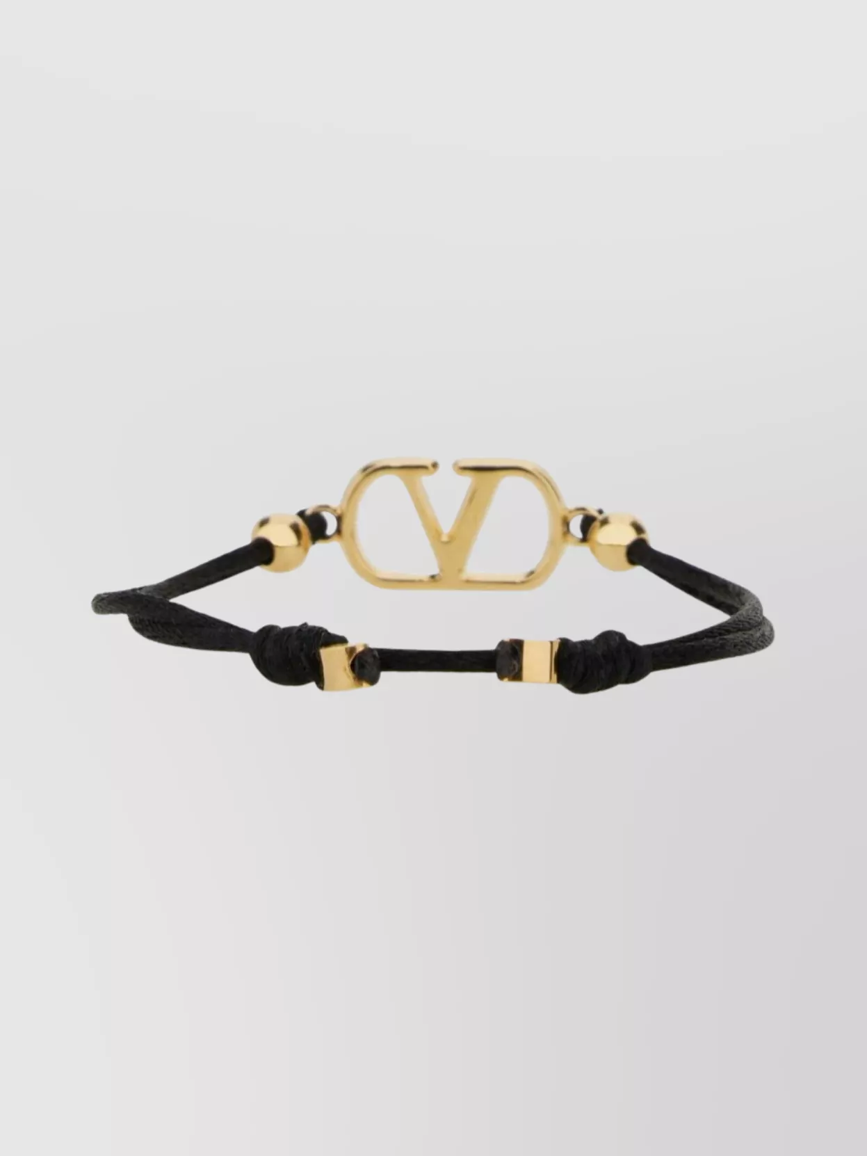 Valentino Garavani Cotton And Swarovski® Crystal "Vlogo Signature" Bracelet