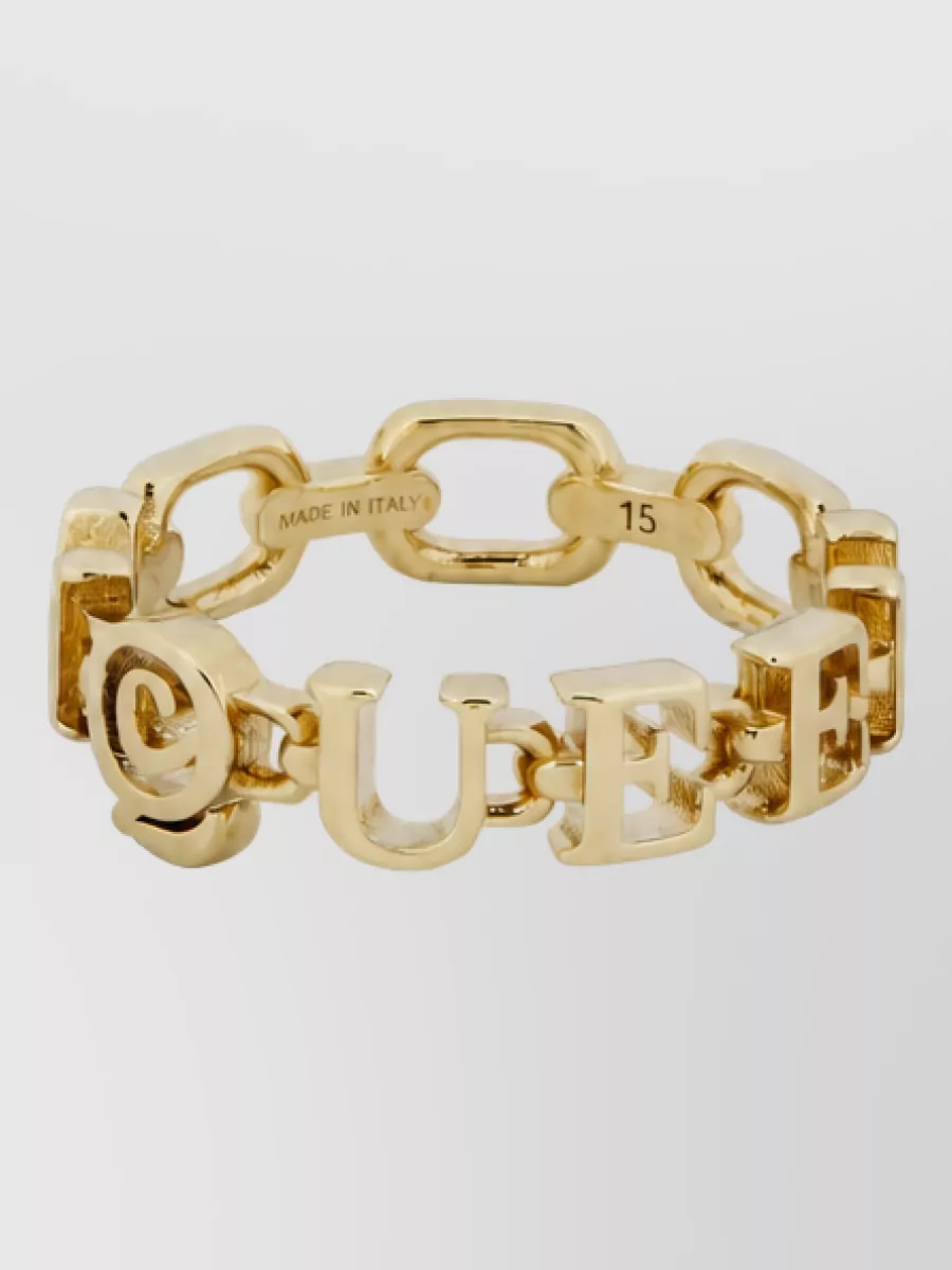 Alexander McQueen brass bracelet