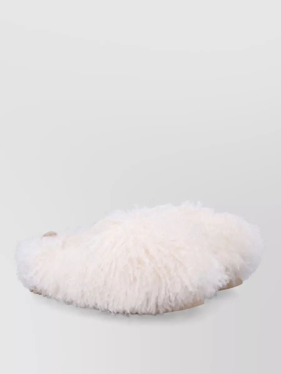 Ugg Shearling Platform Slippers