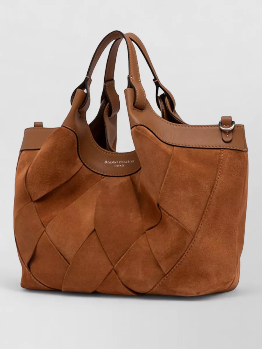 Gianni Chiarini Dua Shoulder Bag Detachable Strap Top Handles