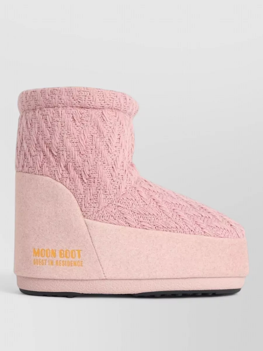 Moon Boot Knit Ankle Boots