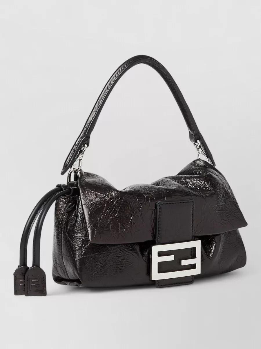 Fendi Baguette Soft Small Leather Shoulder Bag