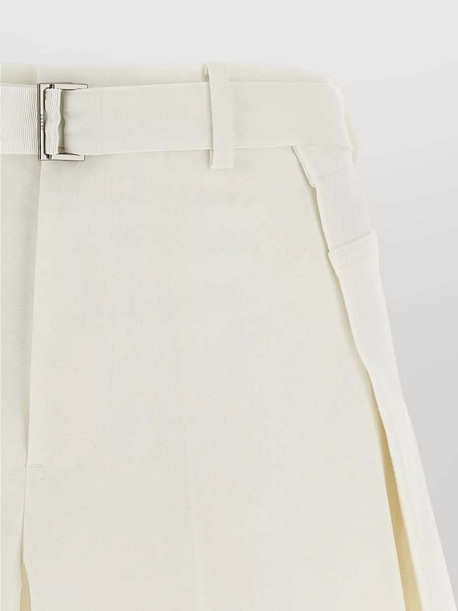 Sacai Wide-Leg Tailored Shorts