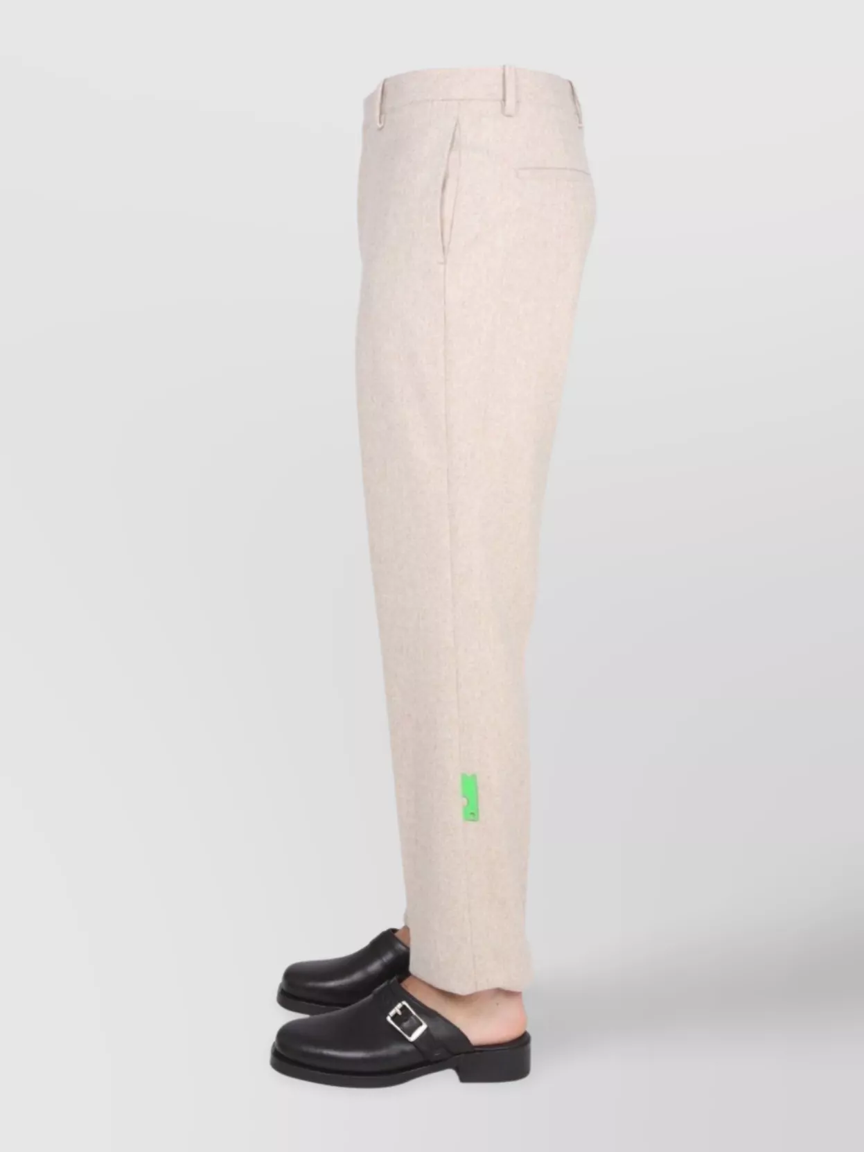 Off-white Slim Fit Pants In Brown