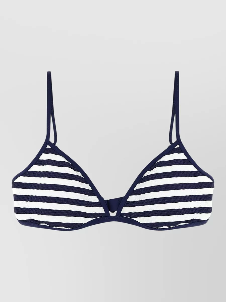 Polo Ralph Lauren Striped triangle bikini top