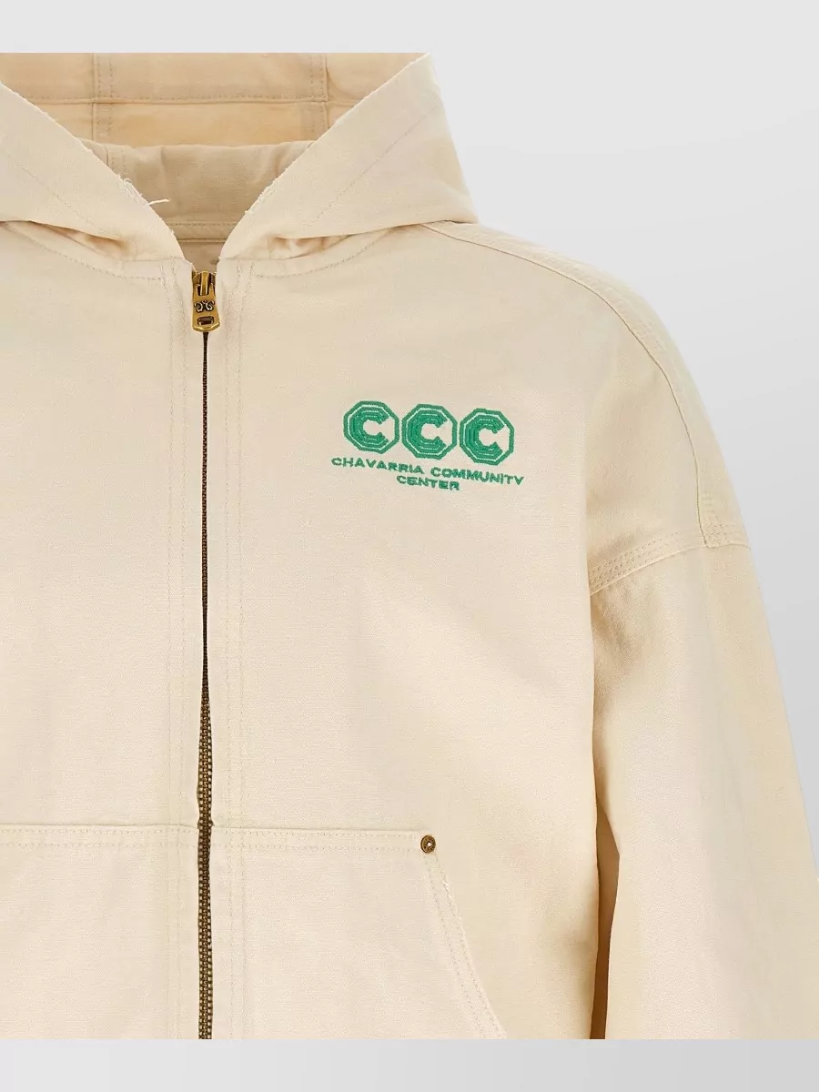 Willy Chavarria Cotton Hooded Jacket