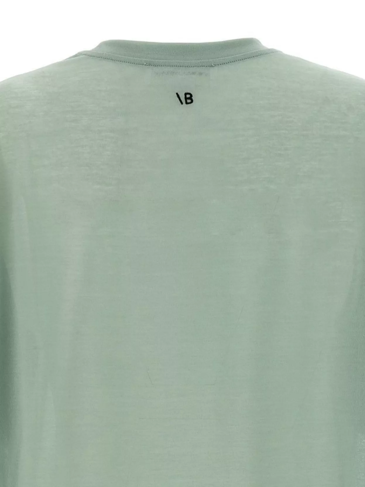 Victoria Beckham Logo Embroidered Crewneck T-shirt In Green