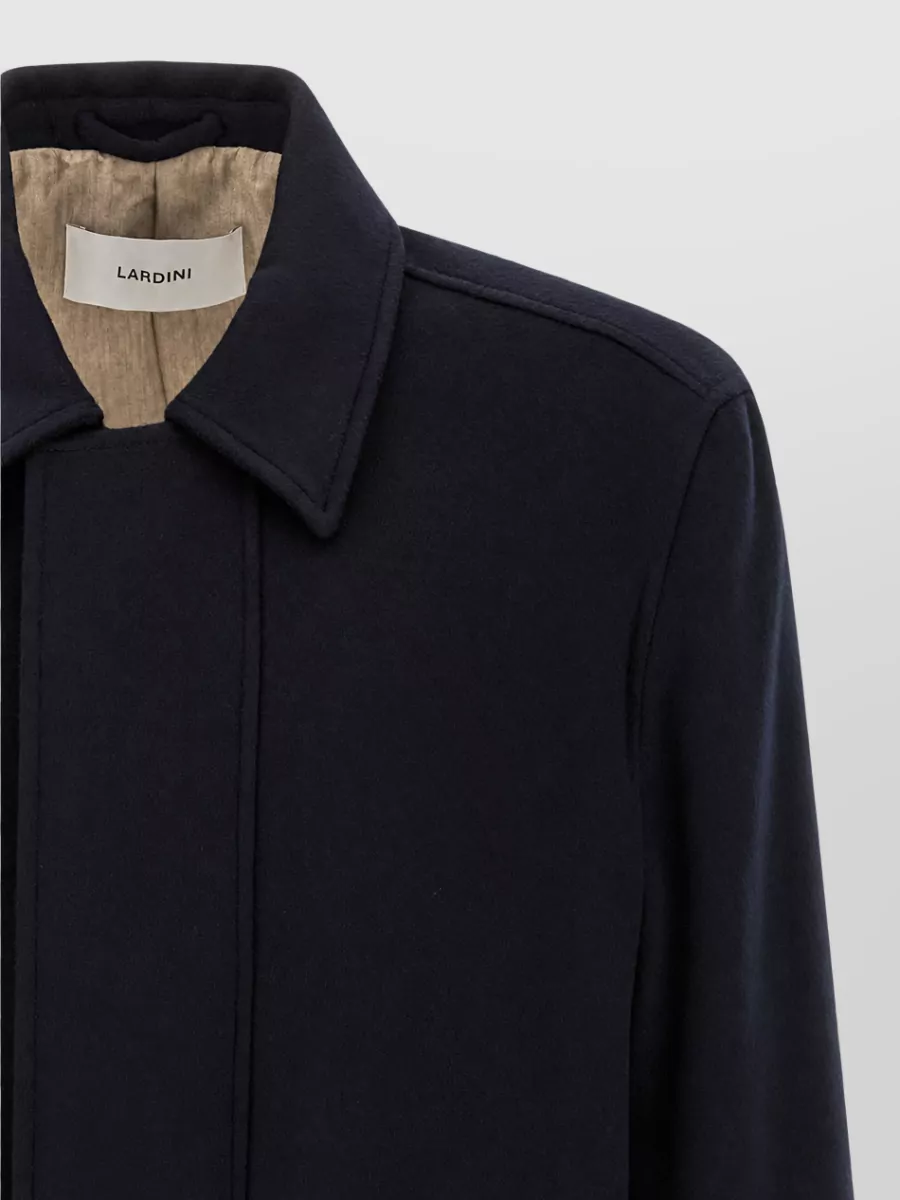 Lardini Cashmere Single-Breasted Coat