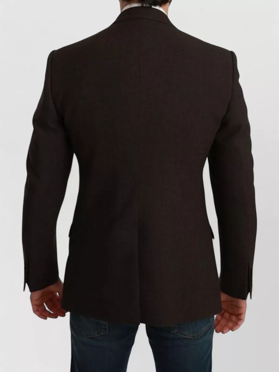 Dolce&Gabbana Virgin Wool Slim-Fit Single-Breasted Blazer