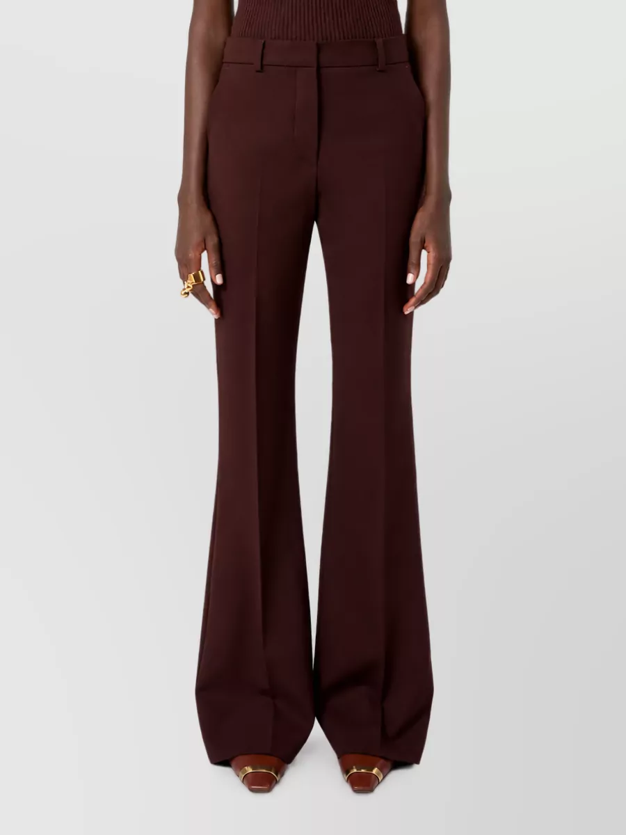 Sportmax Wool Flared Suit Trousers