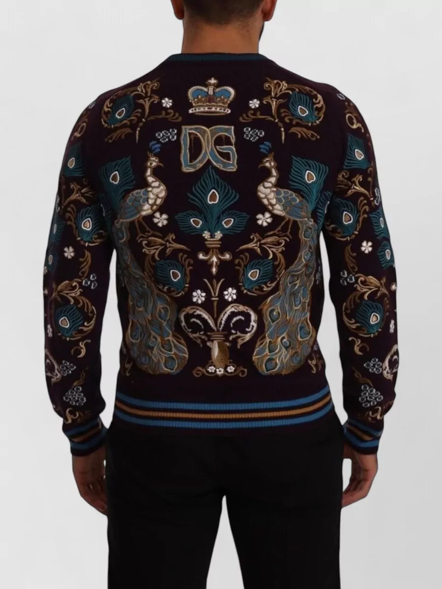 Dolce&Gabbana Cashmere Embroidered Sweater