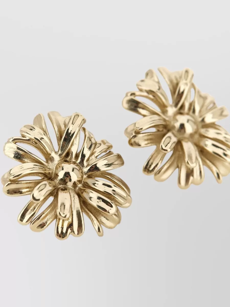 Dries Van Noten Floral Stud Earrings