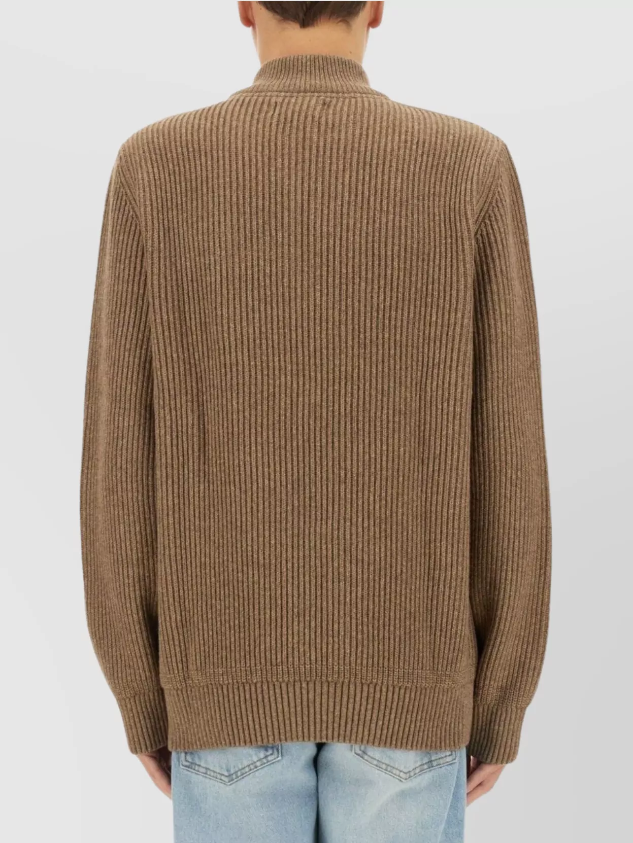 Barbour Pocket Panel Ribbed Texture Sweater
