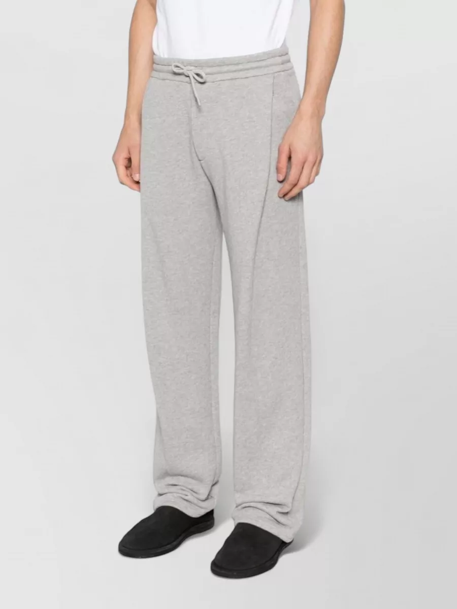 Emporio Armani Cotton Sweatpants Wide Leg Back Pocket