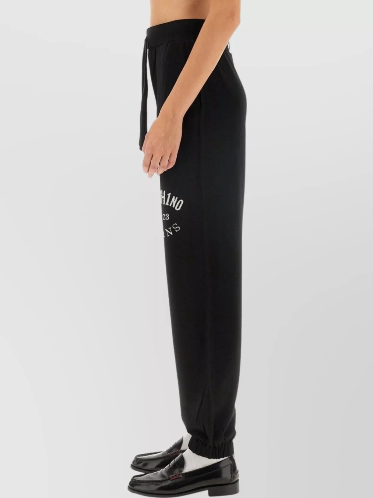 Moschino Logo Drawstring Waist Jogging Pants