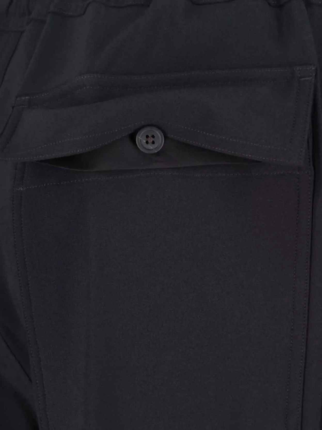 Rick Owens Straight Trousers With Button And Flap Pockets