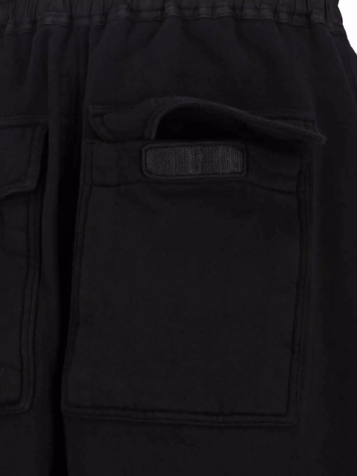 Rick Owens Drkshdw Straight Trousers With Elastic Waist And Pockets