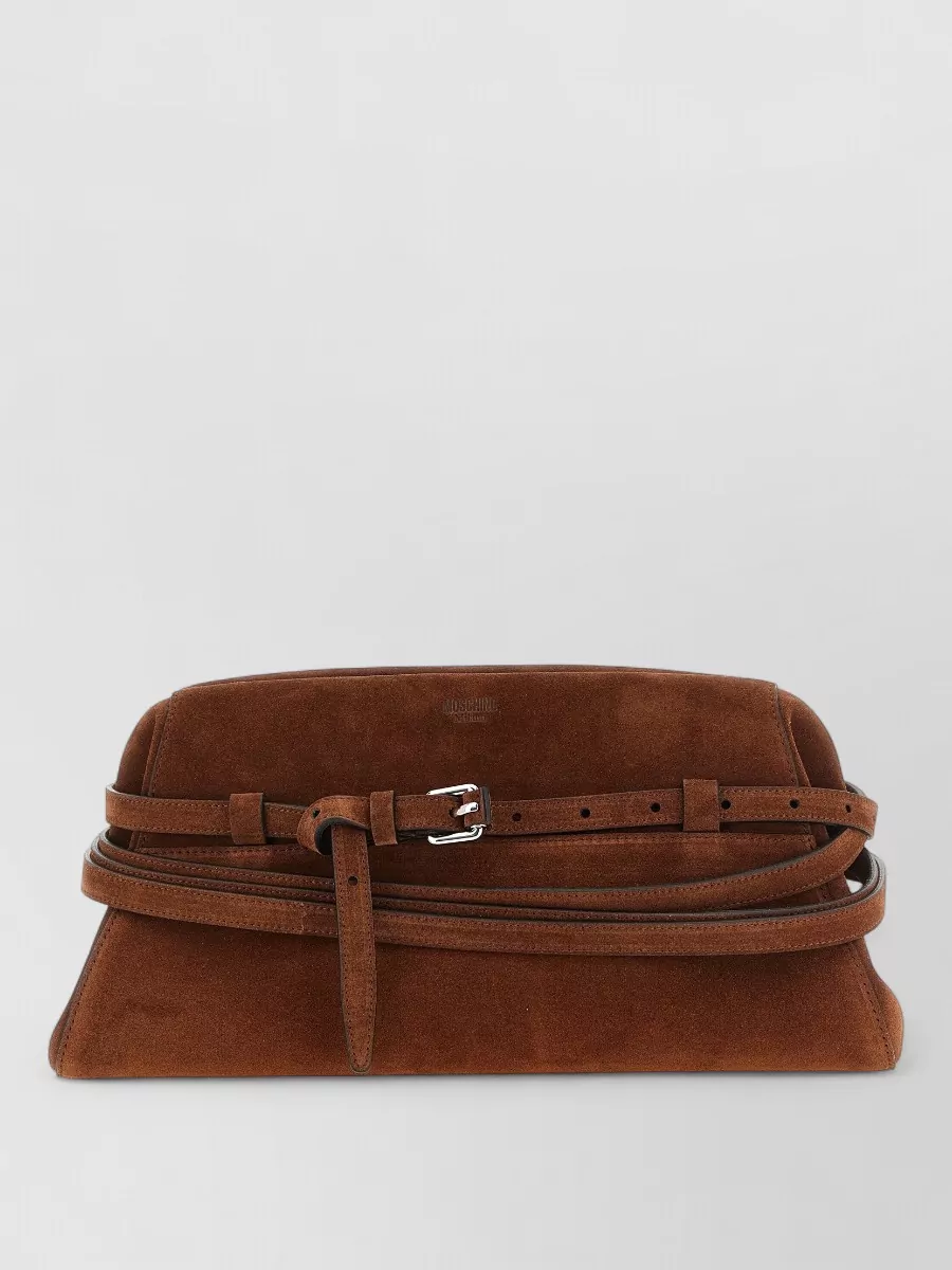 Moschino Suede shoulder bag