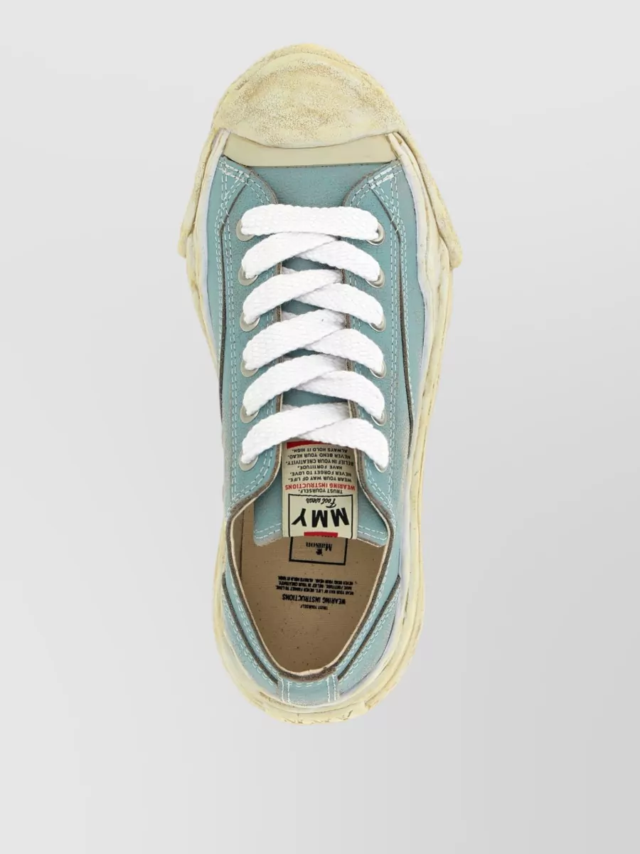 Maison Mihara Yasuhiro Leather Low-Top Sneakers