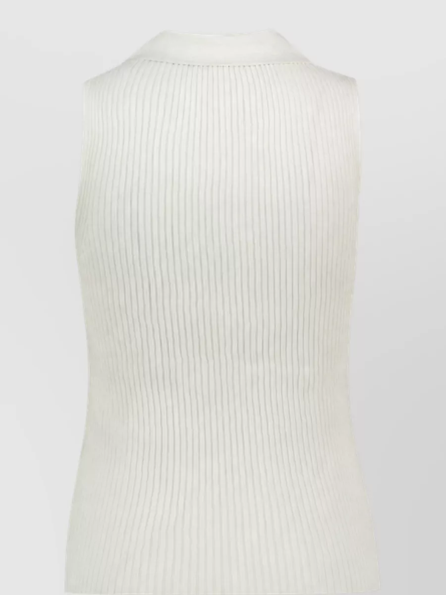 Diesel Silk Sleeveless Knitted Top