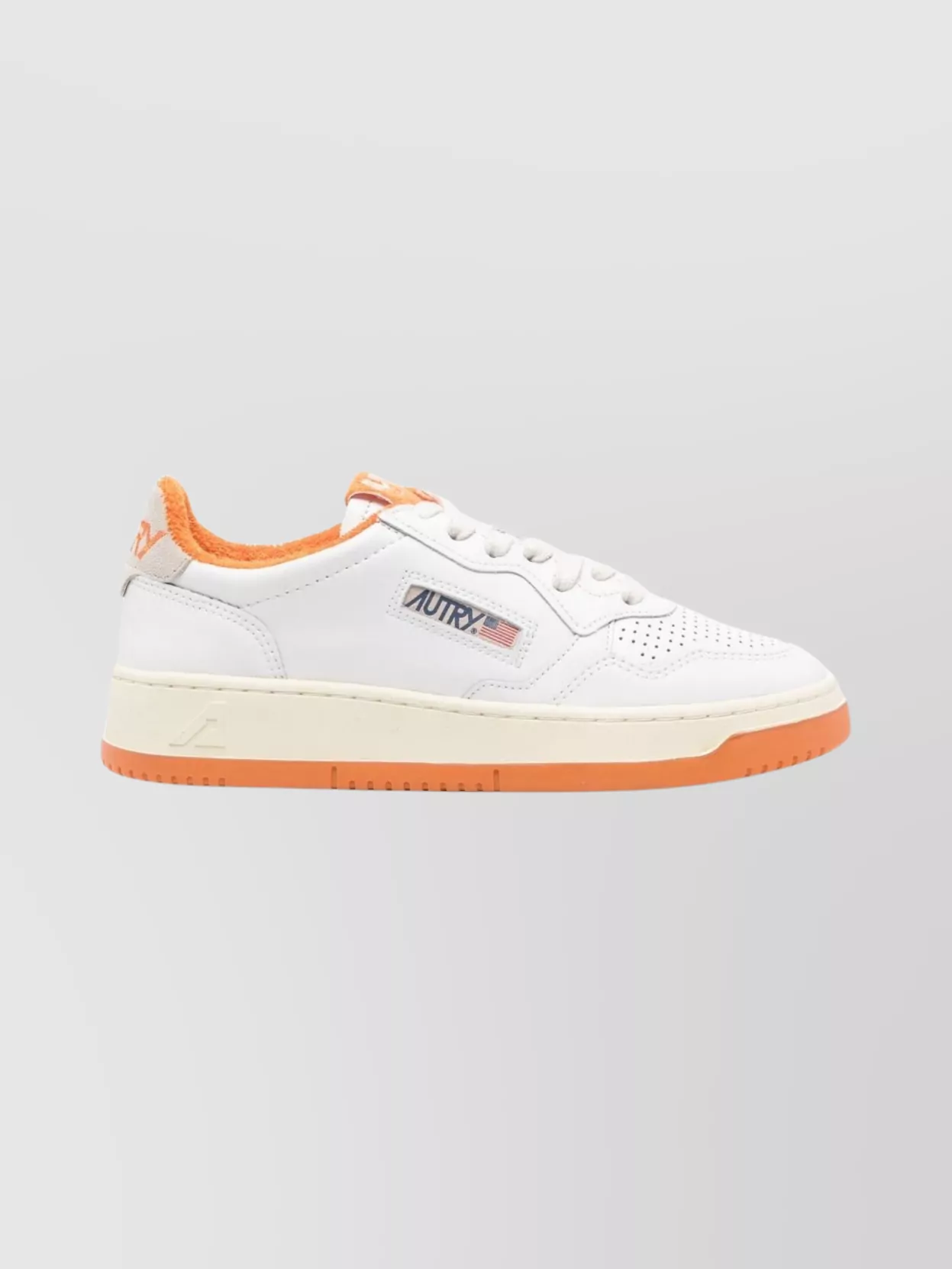 Autry Athletic Performance Sneakers Contrast Sole In White