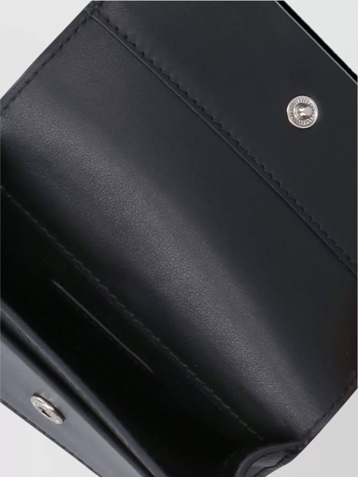 VIVIENNE WESTWOOD LOGO SNAP BUTTON CARDHOLDER WALLET