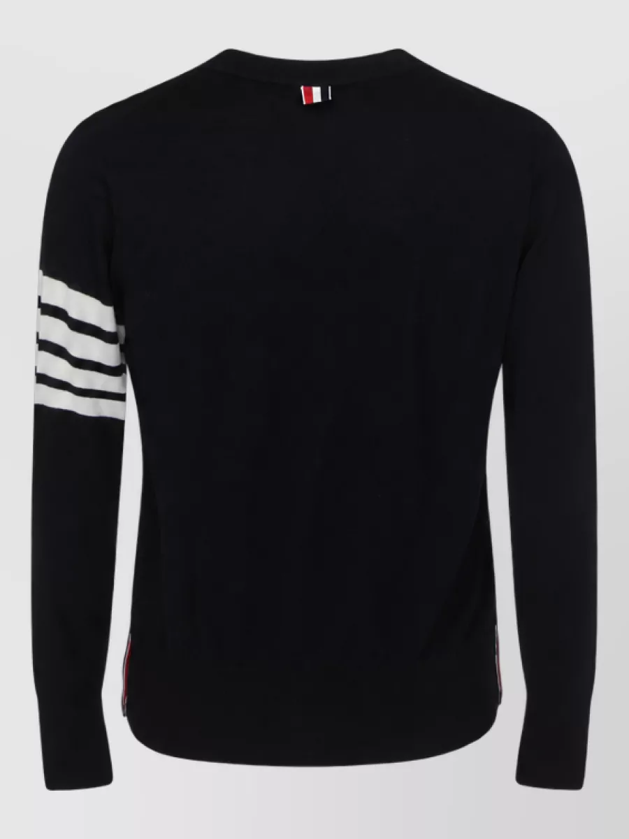 Thom Browne Wool V-Neck Cardigan