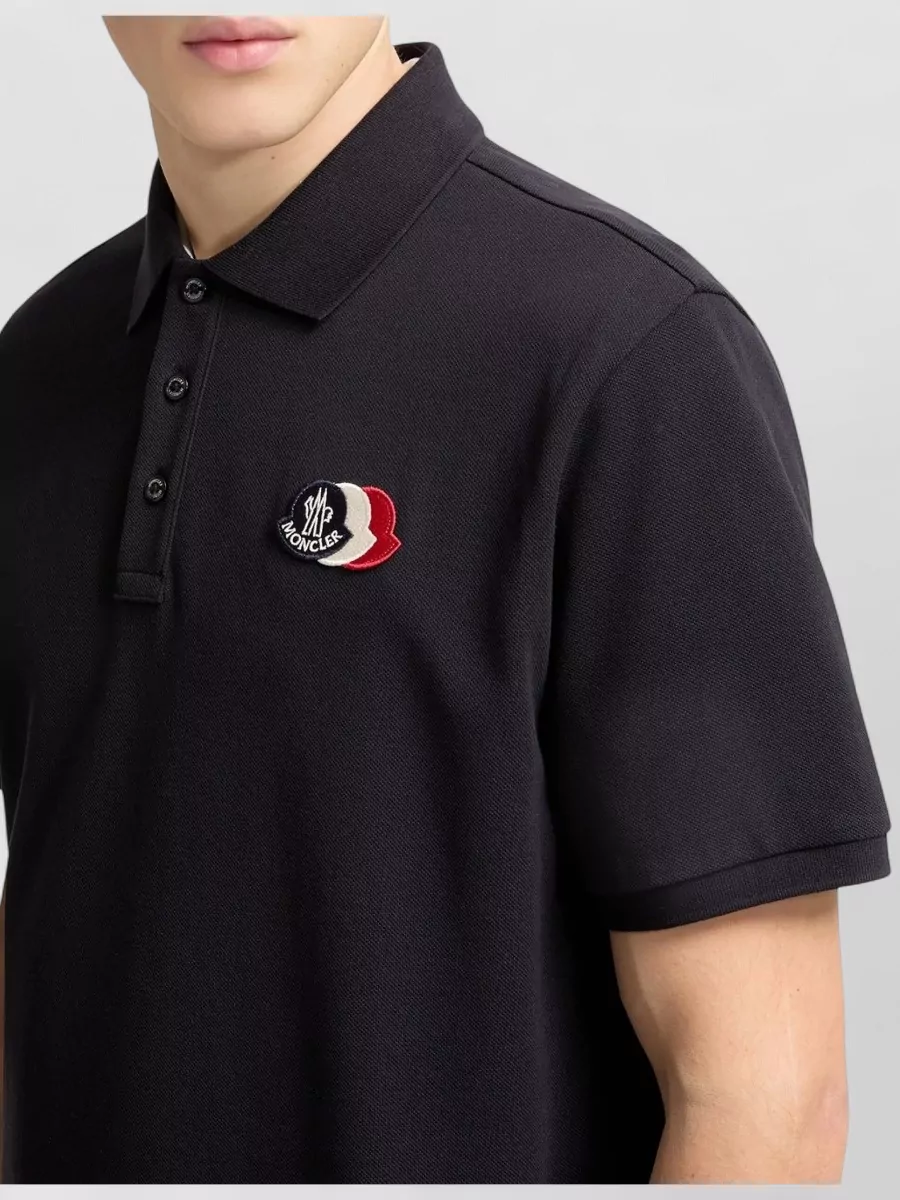 Moncler Piqué Polo Shirt