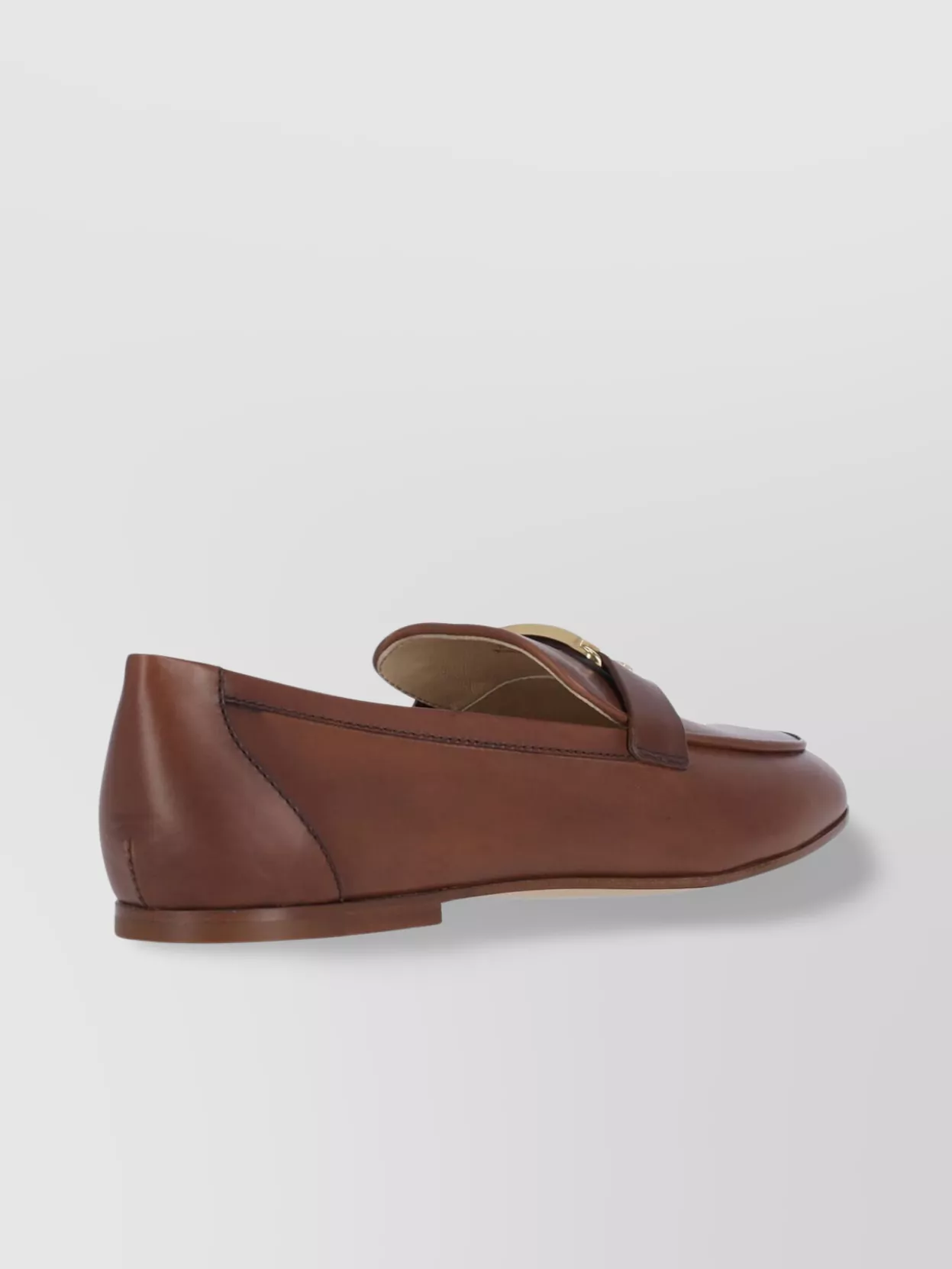 Tod's Loafers With Gold-tone Hardware And Round Toe