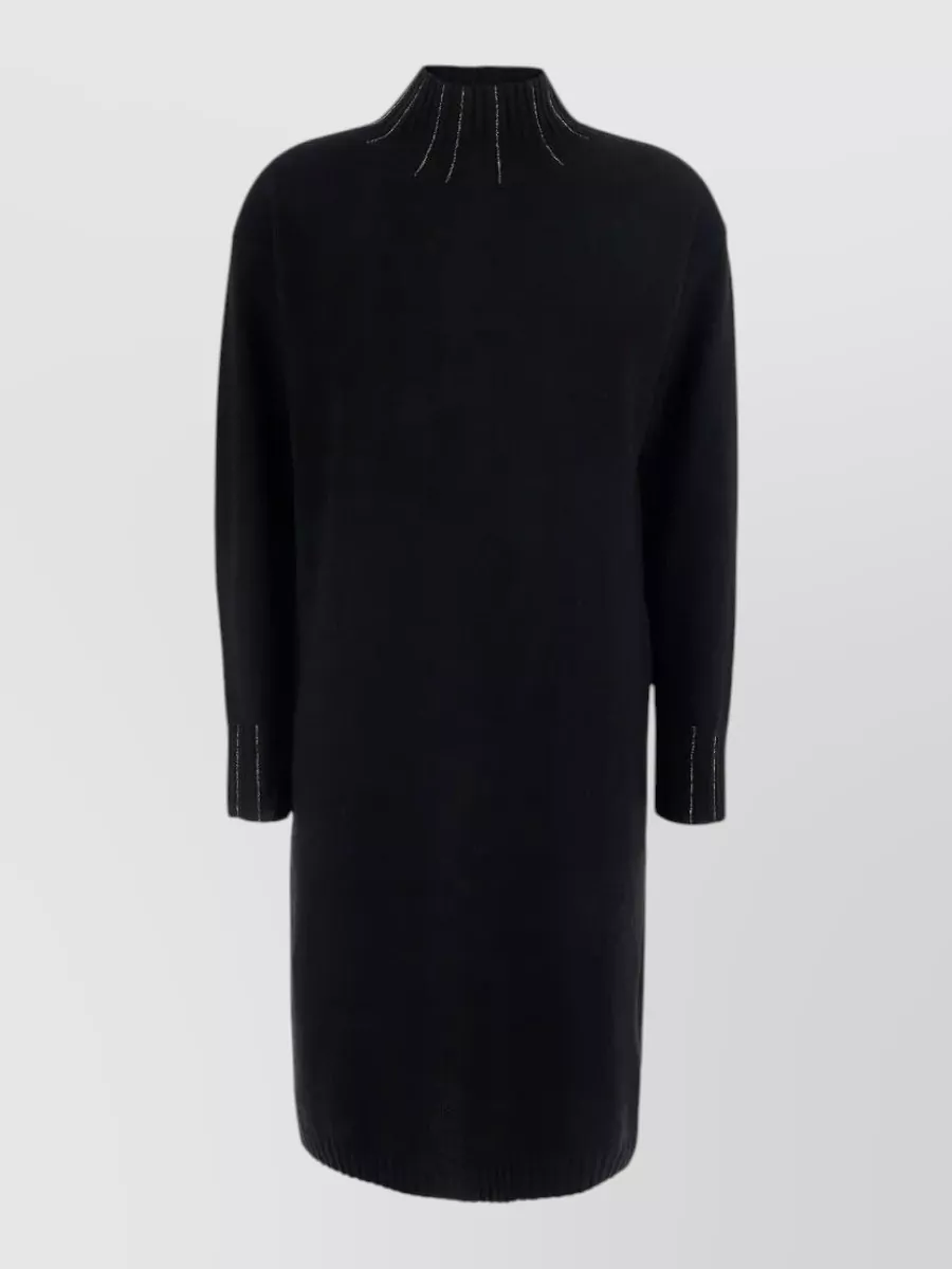 Fabiana Filippi wool silk cashmere knitted dress