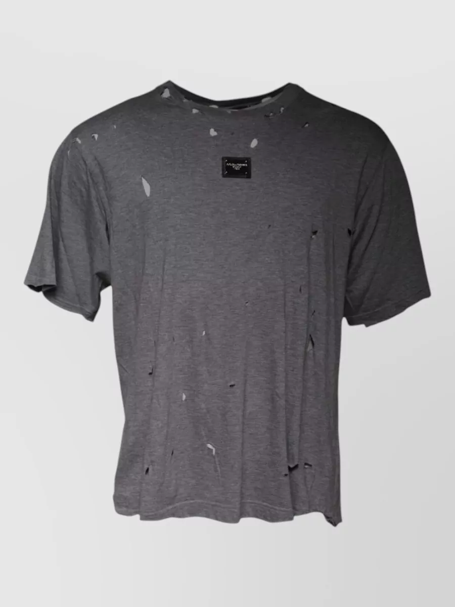 Dolce&Gabbana Logo cotton crew neck short sleeve t-shirt