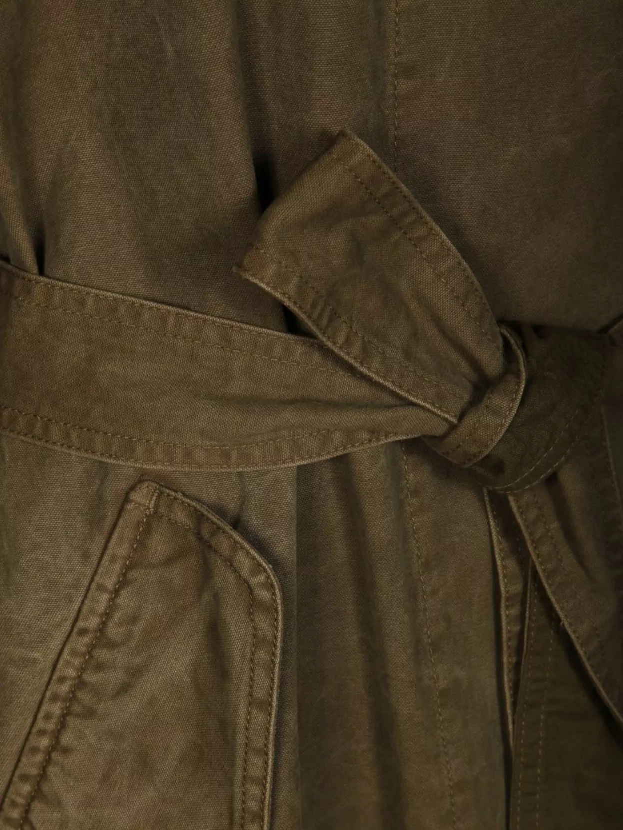 Isabel Marant Etoile Hooded Belted Coat Back Vent