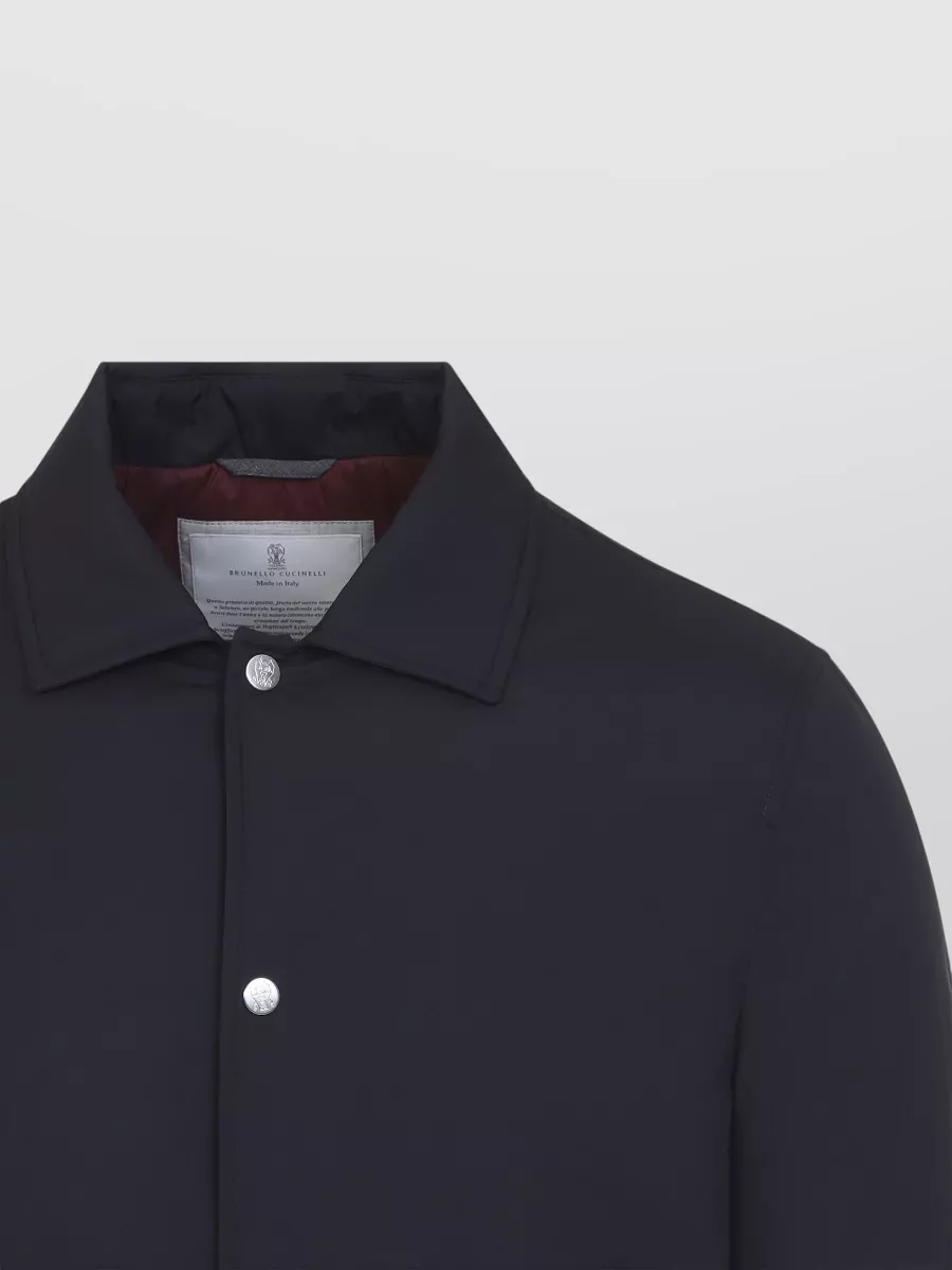 Brunello Cucinelli Water Resistant Single Breasted Coat