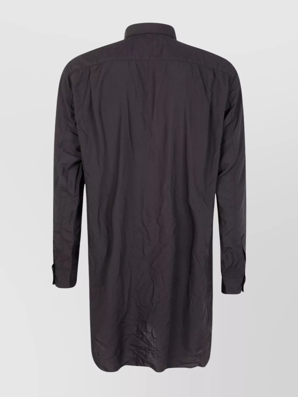 Comme Des Garçons Men's Button-Down Collar Longline Shirt With Chest Pocket