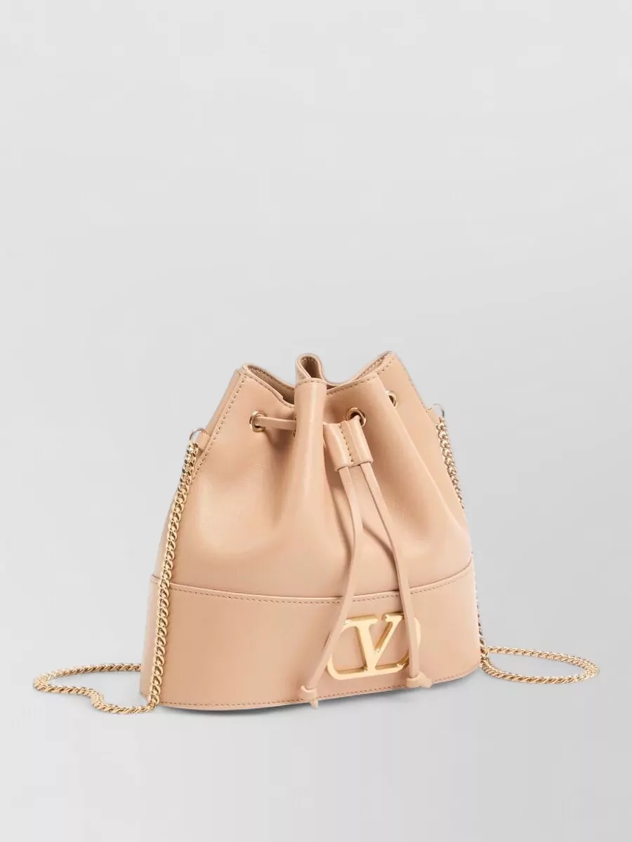 Valentino Garavani Vlogo Signature Mini Leather Bucket Bag