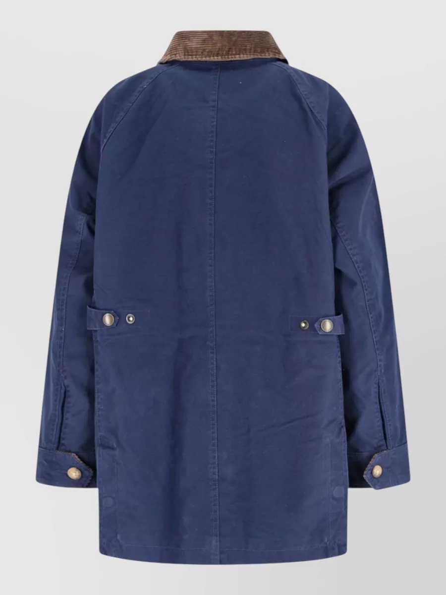 Polo Ralph Lauren Casual Jacket With Corduroy Collar And Pockets